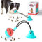 Jouet Chien Ventouse Interactif Indestructible - Tug of War pour Animaux Avec Nettoyage des Dents Et Distribution de Nourriture - Educatif Et Résistant