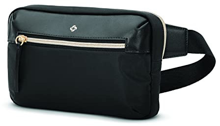 Samsonite Uni-Erwachsene Waist Pack RFID Conv Hüfttasche, Schwarz
