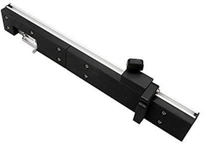 Präzisionswinkelmesser Tischsäge Gehrungsanschlag für Tabelle Sägeanordnung Lineal Winkelmesser 450 mm (Silber)
