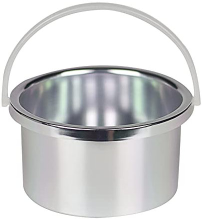F Fityle Pot Intérieur Plus Chaud de Cire Bol d'Épilation Portable, Pot de Cire Chauffante pour Machine d'Épilation 500cc