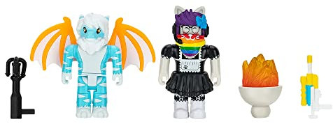 Roblox ROB0685 - Game Pack Tower of Hell - 2er Figuren Pack mit Zubehör und Spielcode