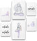 Freyheit | Poster Set | 6 Bilder als stilvolle Wanddeko | 2X DIN A4 und 4X DIN A5 | OHNE Rahmen (Yoga)