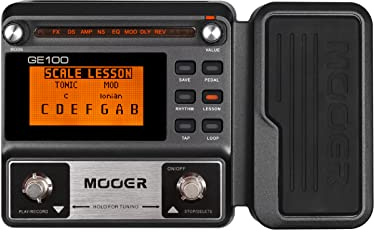 MOOER GE100 Multi-Effects Guitar Pedal 80 Presets, 66 Effects
