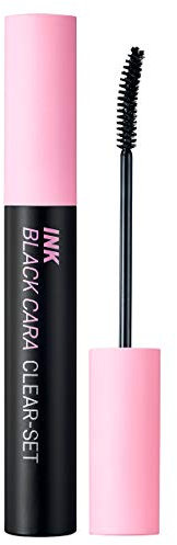Peripera tinta negra Máscara de pestañas 03 Clear-Set Curling (0.28 fl oz) | alargamiento, grueso, resistente al agua, a prueba de manchas, de larga duración