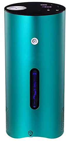 FXNFXLA Kompakter H2-Inhalator, 99,99% hochreines Wasserstoff-Inhalationsgerät, 5 intelligente Erkennungssysteme, 4 Stunden ununterbrochene H2-Versorgung(Size:900ml/min,Color:grüne Einzelabsaugung)