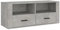vidaXL TV Cabinet Living Room Furniture Sideboard Entertainment Centre TV Unit Stand Hifi Cabinet Concrete Grey 100x35x40 cm Engineered Wood
