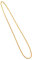 Dsnyu 75CM Chain Rope, 6MM Mens Necklace Chain, Gold Plated Chain Necklace for Father
