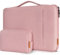 DOMISO Laptoptasche 17 Zoll Hülle Stoßfest Wasserdicht Laptop Sleeve PC Case Notebook Schutztasche für 17.3 HP Pavilion 17 Envy 17/Dell/Lenovo IdeaPad/LG Gram/ASUS/MSI,Rosa