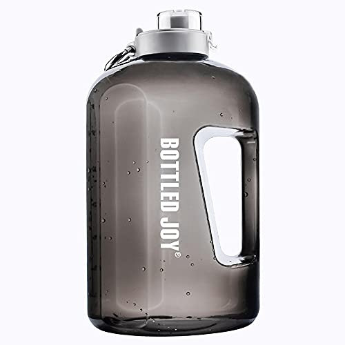 1 Water Bottle Sport For Large Outdoor Jug Camping Portable Travel Drinking Plastic Tour Bottled Joy Water Bottles insulated water bottles metal water bottle water ( Size : 3.7L 128oz , Color : Grey a