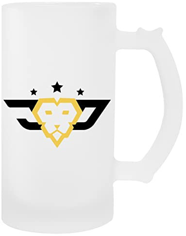 Couragejd Transparent Bier Becher Mit Griff Beer Mug With Handle