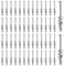 50Pcs Vis et Chevilles Vis Queue de Cochon Vis Chevilles pour Murs Creux pour Plaques de Plâtre