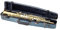 Crossrock Straight Soprano Saxophone Case, 100% Fiberglass Hardshell with TSA Lock, Blue (CRF1020SSBL)