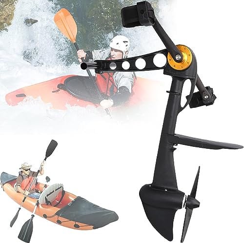 LINTAIZUO Pedal Drive Motor, Kajak Pedal Power System, geeignet für Kajaks und aufblasbare Fischerboote, robuster und langlebiger Pedalantriebsmotor, einfache Installation