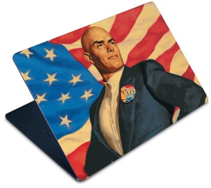 Head Case Designs Offizielle Superman DC Comics Lex Luthor Logos Und Comicbuch Vinyl Haut Aufkleber Abziehbild Abdeckung kompatibel mit Apple MacBook Air 15 M2 2023