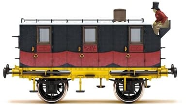 Hornby R40436 L&MR, Royal Mail Coach – Epoche 1 Rollmaterial – Waggons für Modelleisenbahnsets
