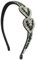 scicent Haarband Damen Barock Strass Stirnbänder Glitzer Haarreif Elastisch Breit Haarbänder Kristall Haarschmuck für Hochzeit Bräute Abschlussball Party Frauen und Mädchen - 29508