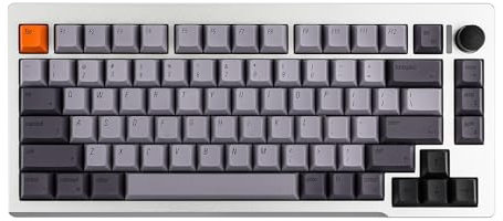 MechLands CIDOO C75 75% Rapid Trigger Gaming Keyboard with 4-Layer Padding, Wired Aluminum Keyboard with Dynamic Keystrokes, Hall Effect Magnetic Switch, RGB for Win/Mac (Silver)