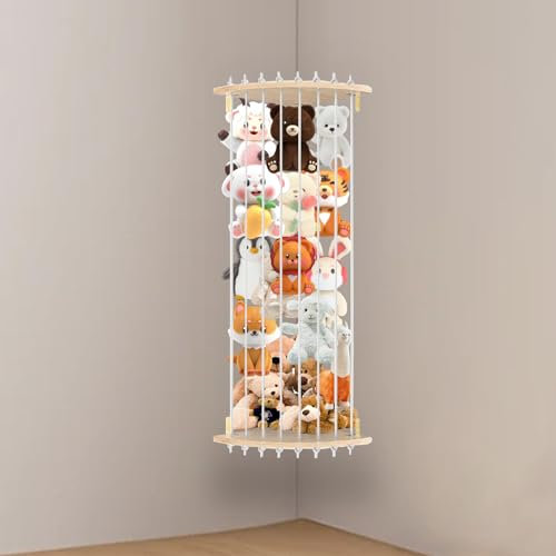 Soft Toy Storage,72 in Teddy Bear Storage,Teddy Hammock Toy Storage Net Flexible and Durable,Stuffed Animal Storage Toy Storage Organizer with Display Light,Teddy Hammock Pine for Stuffed Animals
