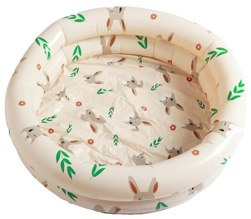 Aufblasbarer Pool klein, aufblasbarer Kinderpool - Aufblasbare Kreise mit Cartoon-Animal-Print-Schwimmbecken | Verdickte runde Kinderbecken für den Hinterhof, aufblasbares Kinderbecken für Mädchen und