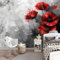 Générique Papier Peint Intissé Fleur de coquelicot Déco Murale Maison Chambre Salon, 350 x 256 cm Photo Murale Décorative - Pour Jeunesse Enfants Chambre Décoration Murale