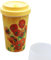 Darthome Van Gogh Travel Mug Sunflowers Yellow Recycled Plastic Reusable Coffee Cup 350ml
