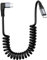 Guamar USB C Male to USB C Male 90 Degree Right Angle Coiled Cable 7.2ft, 4K HD Projection USB Cable, Type-C 100W Fast Charging Cable for iPhone 15/Samsung Galaxy S24 S23/CarPlay