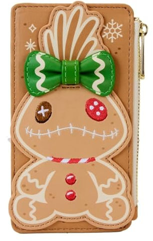 Loungefly Disney Grand porte-cartes Lilo et Stitch en pain d'épices, multicolore, Porte-cartes