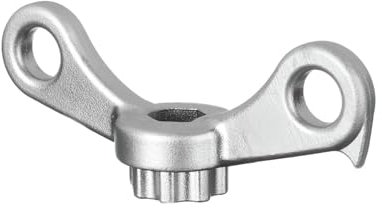 Bike Crank Removal Tool, Professional Crank Extractor with Safety Hook, Compatible with Shimano Hollowtech II, Bicycle Repair Tool for Easy Crank Removal and Installation (Silver)