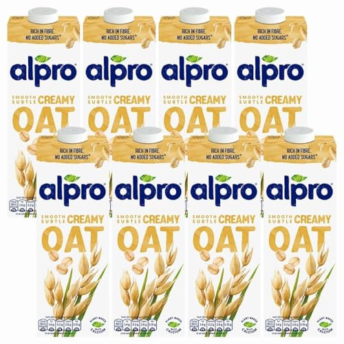 Alprodrink Original Oat Milk 1L x 8, Plant Based Vegan Drink, Long Life UHT Dairy and Gluten Free with Welari Thank You Card | (8pack)