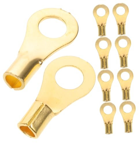 ETHZZLE 10pcs Audio Terminal Block Insulated Connectors for Car Amplifiers Speaker Wire Connectors Vehicle Input Adapters