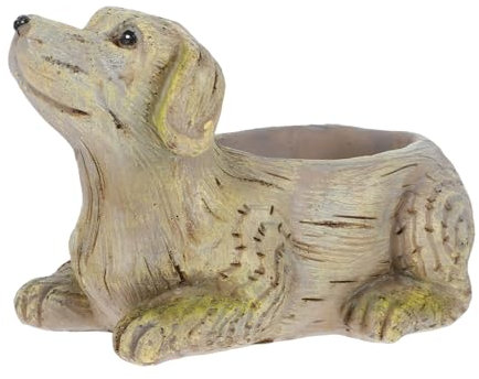 Cabilock Kreativer Blumentopf In Hundeform Süßer Tier Blumentopf Für Den Schreibtisch Balkon Pflanzgefäß Für Sukkulenten Gartendekoration Für Drinnen Und Draußen