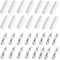 Xiciki 30 PCS Weep Hole Drainage Covers,Window Drainage Cover Caps, Window Vents UPVC Window Sill Covers, Replacement Drainage Caps (White)