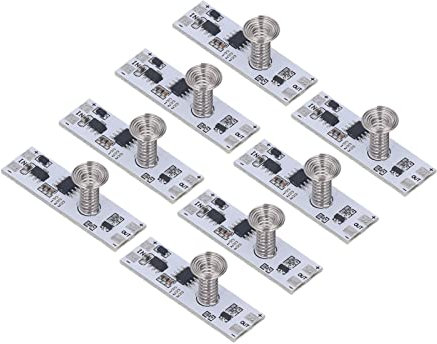 Kapazitiver Touch Dimmer Switch-Modul, Schrittloses Dimmen, Touch-Bedienfeld, ABS-Material, DC5-24V-Eingangsspannung für LED-Lichtschrank