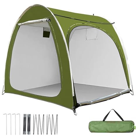 Bike Tent Storage, Foldable Motorcycle Shed 82.68x59.06x64.96 Inches, Reusable Lightweight Cover, Easy Setup Design, Weather Resistant Material, for Garden, Backyard Camping, Patio