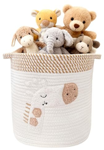 ROEOWENE Aufbewahrungskorb Kinderzimmer 30cm Korb Aufbewahrungskorb für