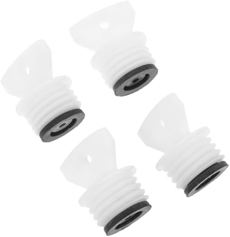 DEARMAMY 4PCS 26.5mm Leakproof Hot Water Bottle Stoppers with Large Washer Replacement Caps Sealing Plugs for Thermal Hot Water Sack Accessories