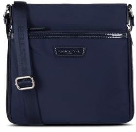 LANCASTER | Basic Verni - Sac Trotteur Bleu foncé