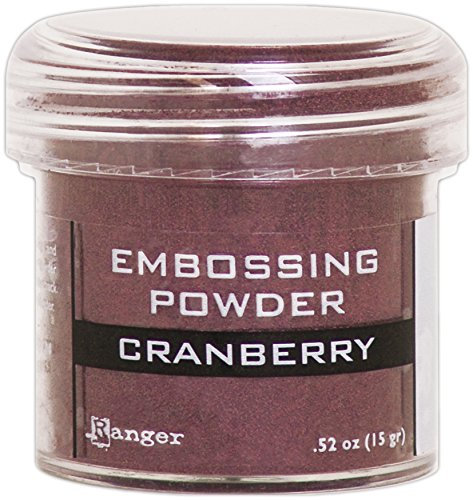Ranger Cranberry Metallic Embossing-Puder, Synthetisches Matrial, rot, 4.4 x 4.4 x 4.4 cm