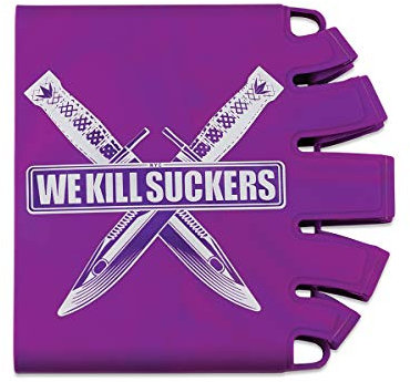 Bunker Kings Knuckle Butt Supreme Tank Grip, – Kompatibel mit Carbon Fiber und Aluminium Air Systemen, WKS Knife Purple