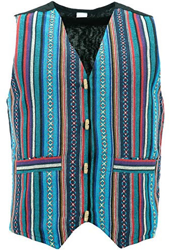 LOUDelephant Gilet in tela di cotone, Cielo Viola, XL