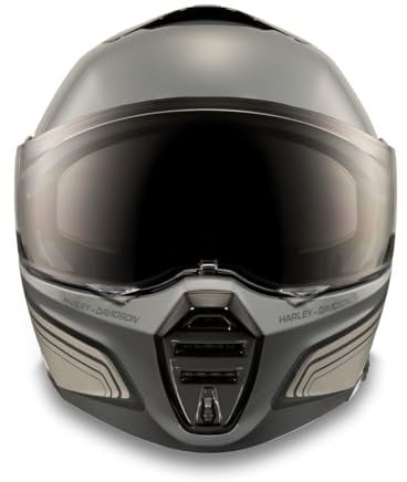 Harley-Davidson Modularhelm Evo X17 Sun Shield - Motorradhelm mit abnehmbarem Kinnschutz und Sonneblende, S