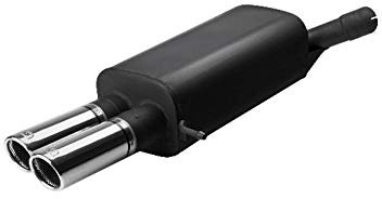 Sportauspuff kompatibel mit Skoda Octavia II RS Limousine 2.0 TFSi 2006-2013 2x70mm