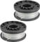 Garden Machinery Spares Spool & Line for Spear & Jackson S1825CT S3630CT Strimmer Trimmer (Pack of 2)
