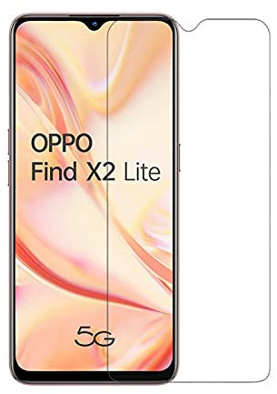 HQ-CLOUD lot de 2 Verres Trempés pour OPPO FIND X2 LITE,Film de Protection d'écran Haute Transparence - Anti Rayures - Ultra Résistant Dureté 9H