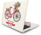 Sticker Master Vintage Bicycle Laptop Vinyl Sticker Skin Cover 13 14 15 Inch Notebook Decal for MacBook Asus Acer Hp Lenovo Huawei Dell Ms Toshiba 17 inch (39x27 cm)