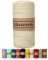 Likeecords Poliestere Corda 4mm x 130m,Cordino Per Borse Uncinetto,Polipropilene Macrame Corda intrecciata,Macramè Filo per Appendiabiti per Fiori, Home Decor （Colore albicocca）
