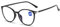 Lanomi Runden Lesebrille Blaulichtfilter Damen Herren Licht TR90 Rahmen Computer Lesehilfe Mode Cateye Brille mit Stärke Schwarz 1.5