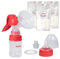 Love Noobs Tiralatte Manuale, Tira Latte Neonati, Silicone, Tire Lait, Breast Pump, Pompetta Allattamento