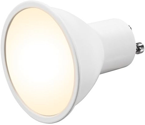 McShine - LED Leuchtmittel GU10 Warmweiß | MS-60 | LED Strahler 6W, 510lm 3000K, Abstrahlwinkel 120° PAR16 LED Lampe ersetzt 50W Halogen Leuchtmittel, 10 Stück
