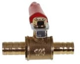 2Extreme 8mm 1/4 Zoll Messing Kugelhahn Universal: Hochwertiger Kraftstoffhahn für Diesel & Benzin - Benutzerfreundlicher Benzinhahn ideal für Roller, Motorrad, Quad, Moped & Zweirad - ON/OFF Funktion